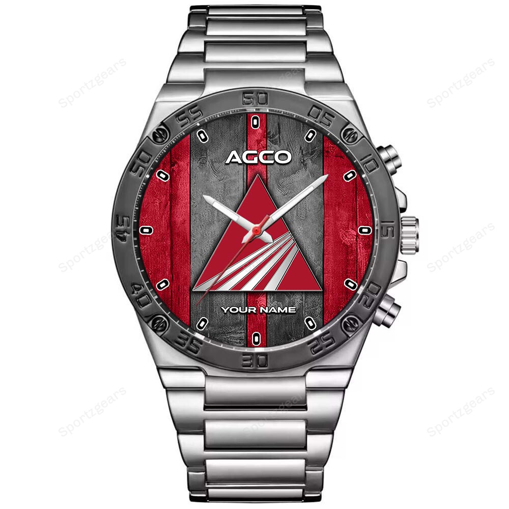 Goalzenith AGCO Tractor Personalized New Hand Watch Gift For Fans