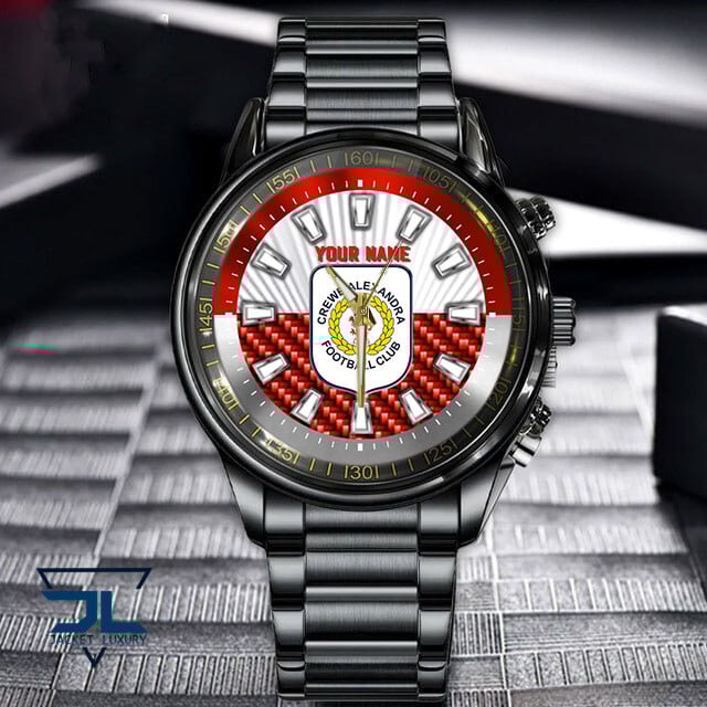 Goalzenith Crewe Alexandra EFL New Custom Name Hand Watch Gifts For Fans