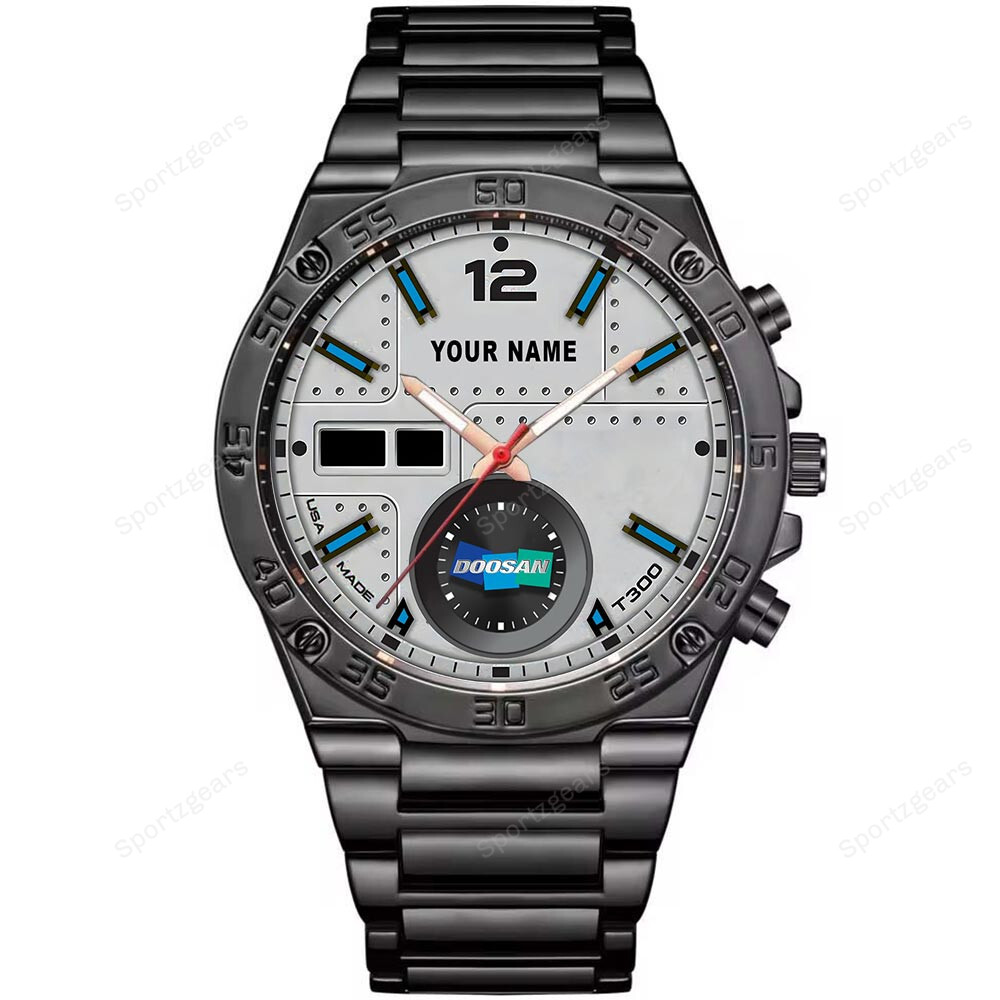 Goalzenith Doosan Tractor Personalized New Hand Watch Gift For Fans