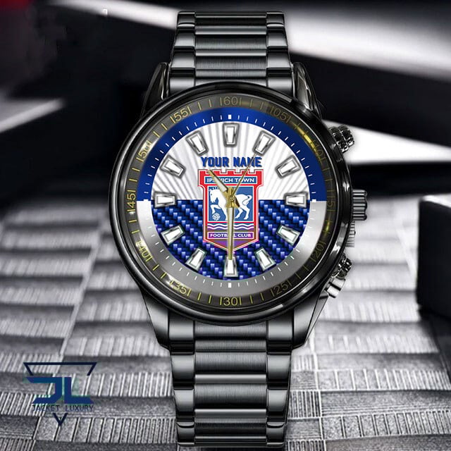 Goalzenith Ipswich Town EFL New Custom Name Hand Watch Gifts For Fans