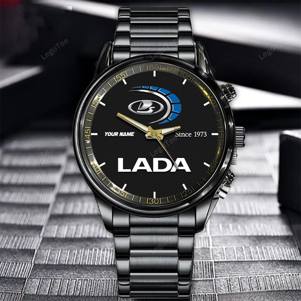 Goalzenith Lada New Personalized Black Hand Watch Gifts For Fans