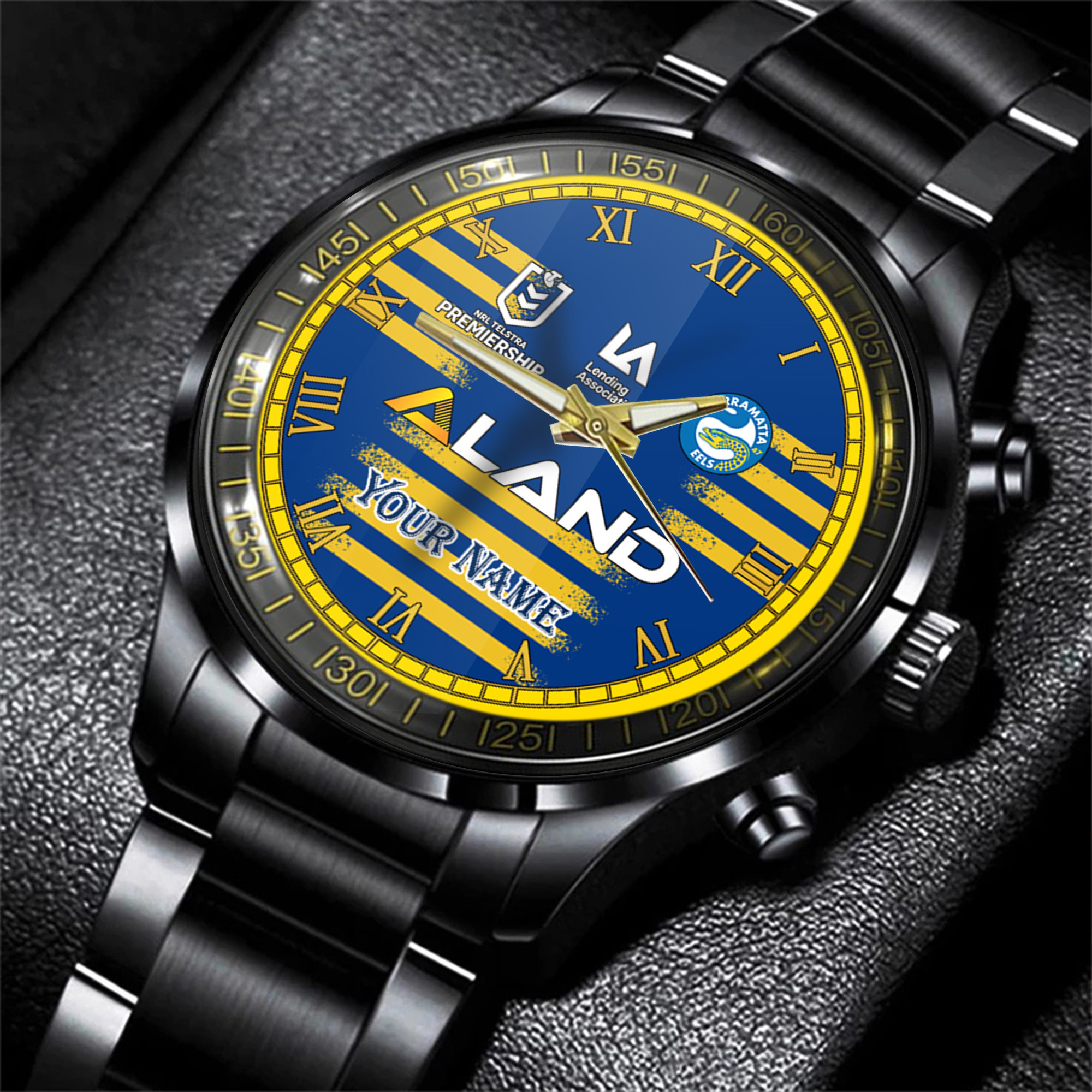Goalzenith Manly Warringah Sea Eagles NRL Personalized Style 3D Men Hand Watch Gift For Fans