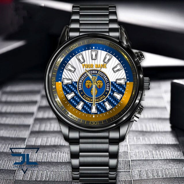 Goalzenith Shrewsbury Town EFL New Custom Name Hand Watch Gifts For Fans