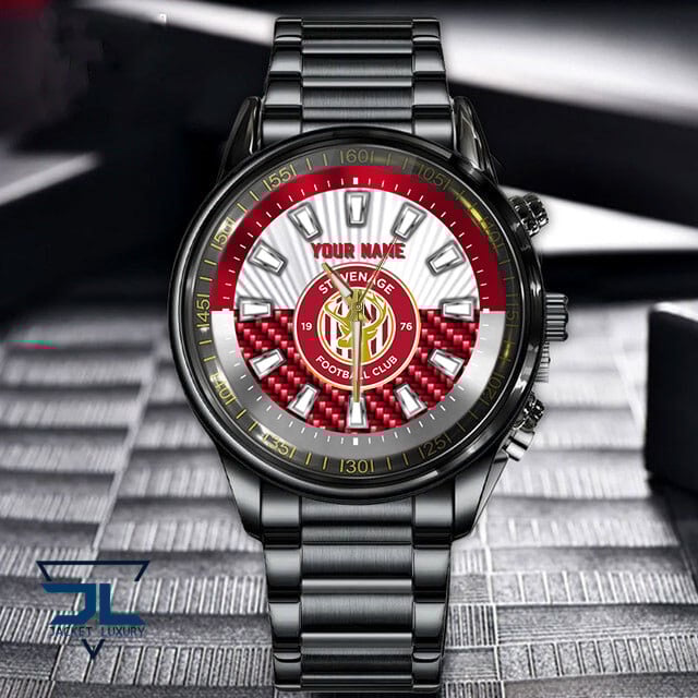 Goalzenith Stevenage Football Club EFL New Custom Name Hand Watch Gifts For Fans