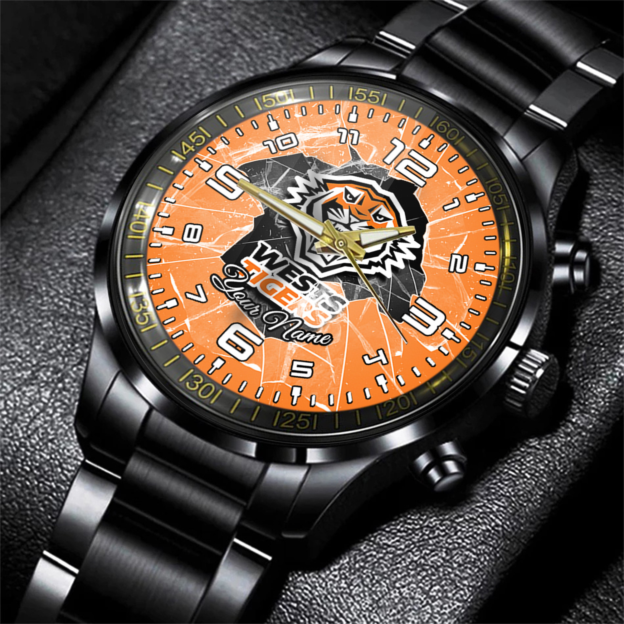 Goalzenith Wests Tigers NRL Personalized Style 3D Men Hand Watch Gift For Fans