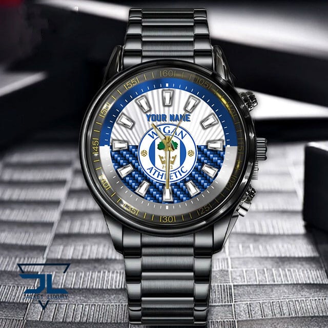 Goalzenith Wigan Athletic EFL New Custom Name Hand Watch Gifts For Fans