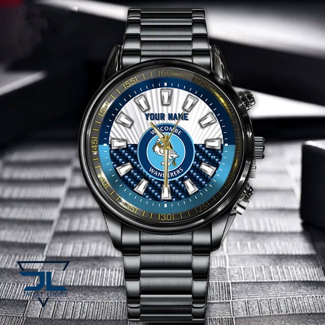 Goalzenith Wycombe Wanderers EFL New Custom Name Hand Watch Gifts For Fans