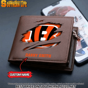 Goalzenith Cincinnati Bengals NFL Men's Leather Wallet Gift For Fan