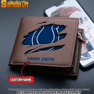 Goalzenith Indianapolis Colts NFL Men's Leather Wallet Gift For Fan