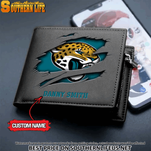 Goalzenith Jacksonville Jaguars NFL Men's Leather Wallet Gift For Fan