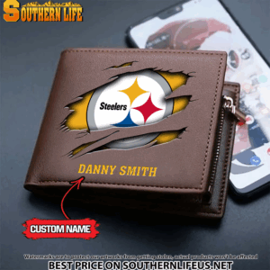 Goalzenith Pittsburgh Steelers NFL Men's Leather Wallet Gift For Fan