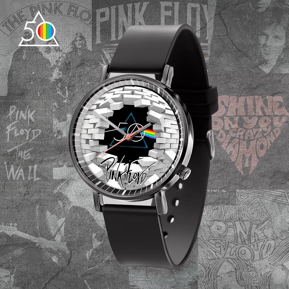 Goalzenith AC/DC Music Black Leather Watch Gift For Fan