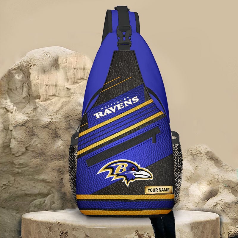 Goalzenith Baltimore Ravens NFL New Style Sling Bag Custom Name Gift For Fan