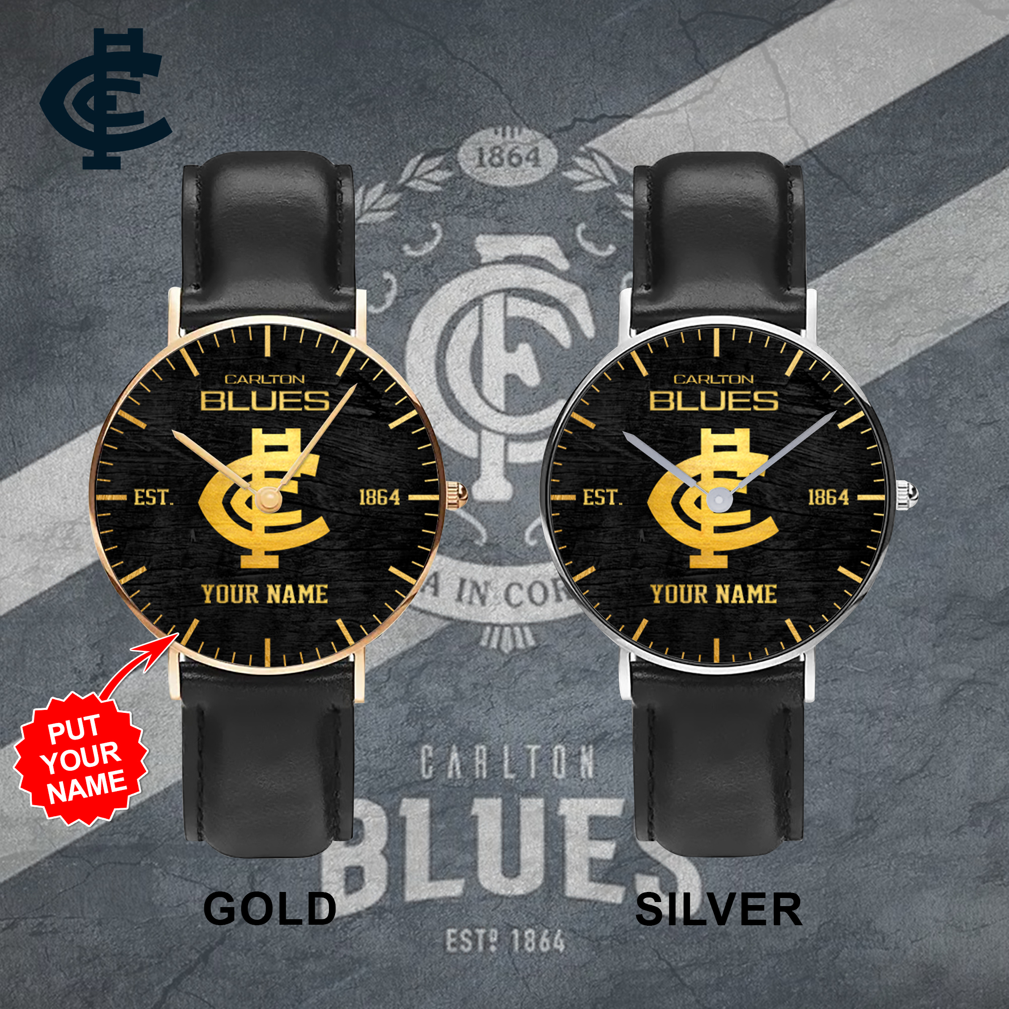 Goalzenith Bruce Springsteen Music Black Leather Watch Gift For Fan