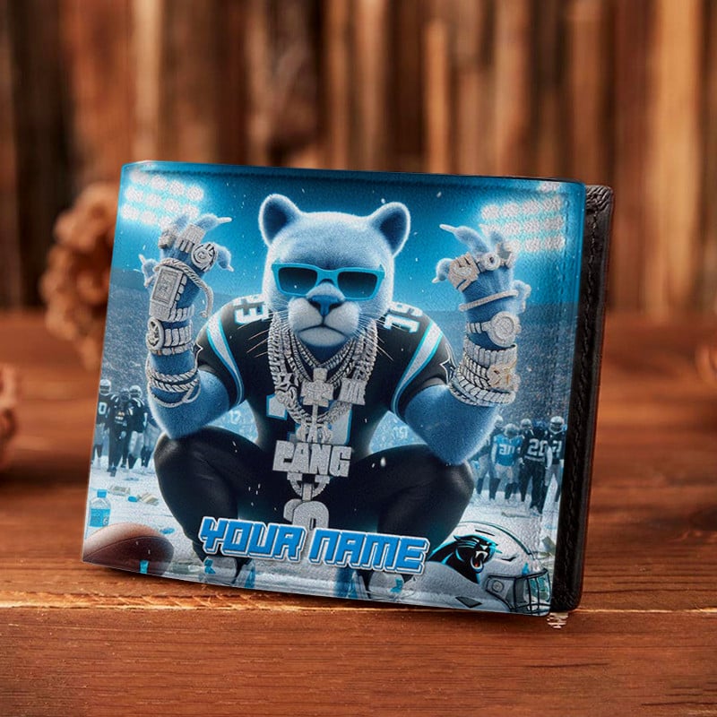 Goalzenith Carolina Panthers NFL Folded Wallet Perfect Gift For Fan