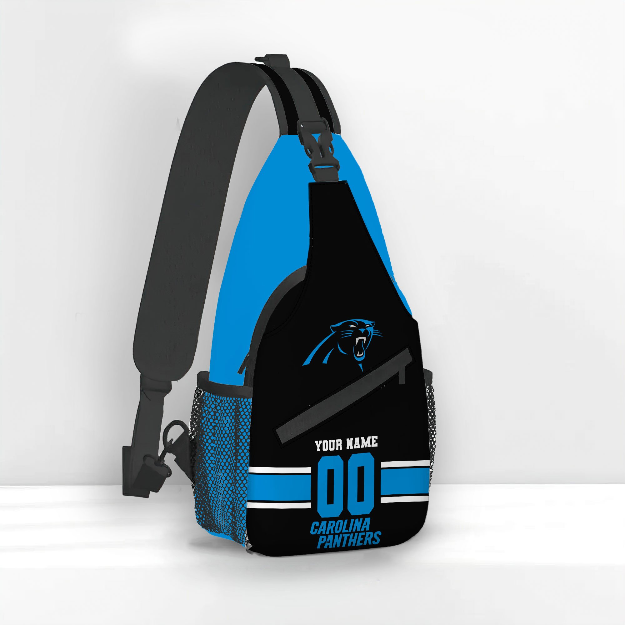 Goalzenith Carolina Panthers NFL Personalized Sling Bag Gift For Fan