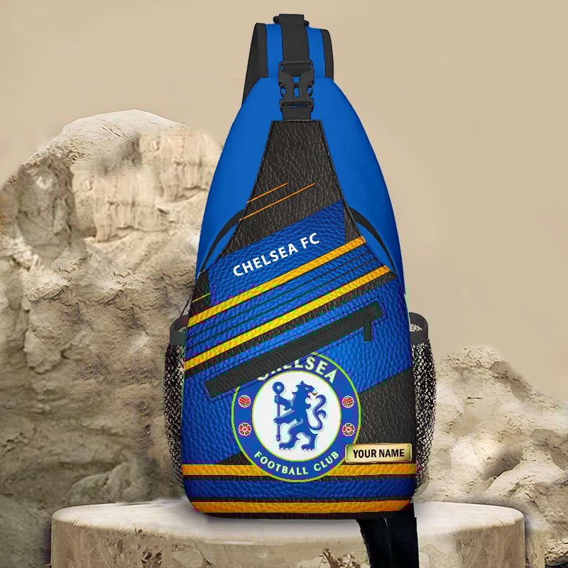 Goalzenith Chelsea FC EPL Football New Sling Bag Personalized Gift For Fan