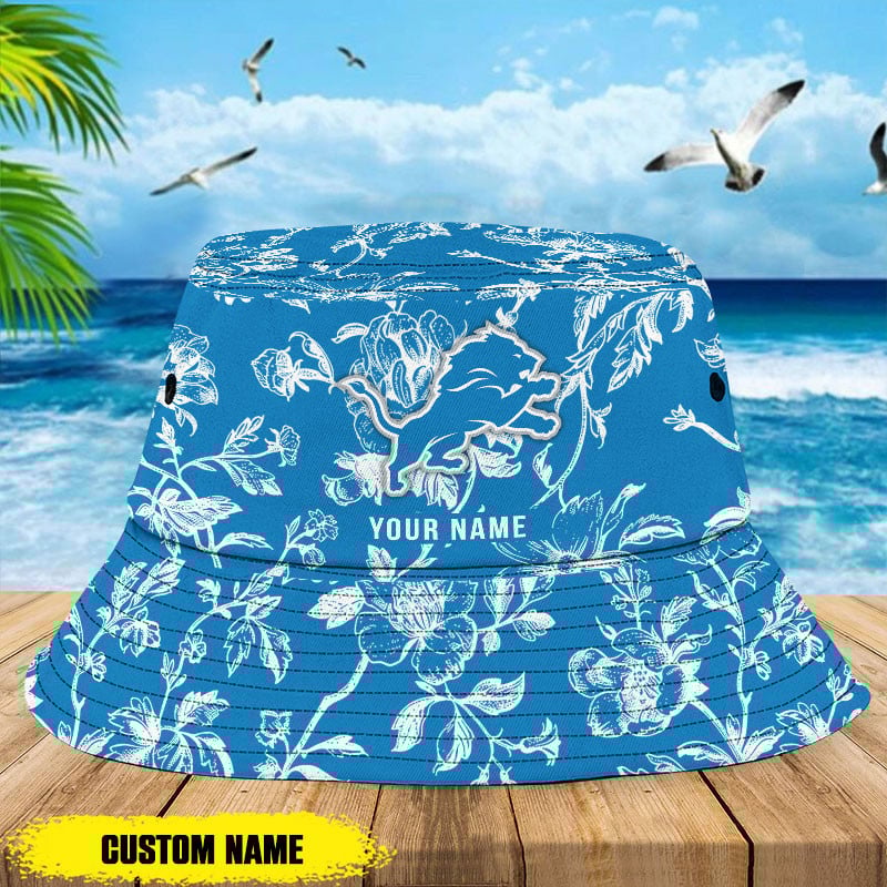 Goalzenith Detroit Lions NFL Bucket Hat Gift For Fan