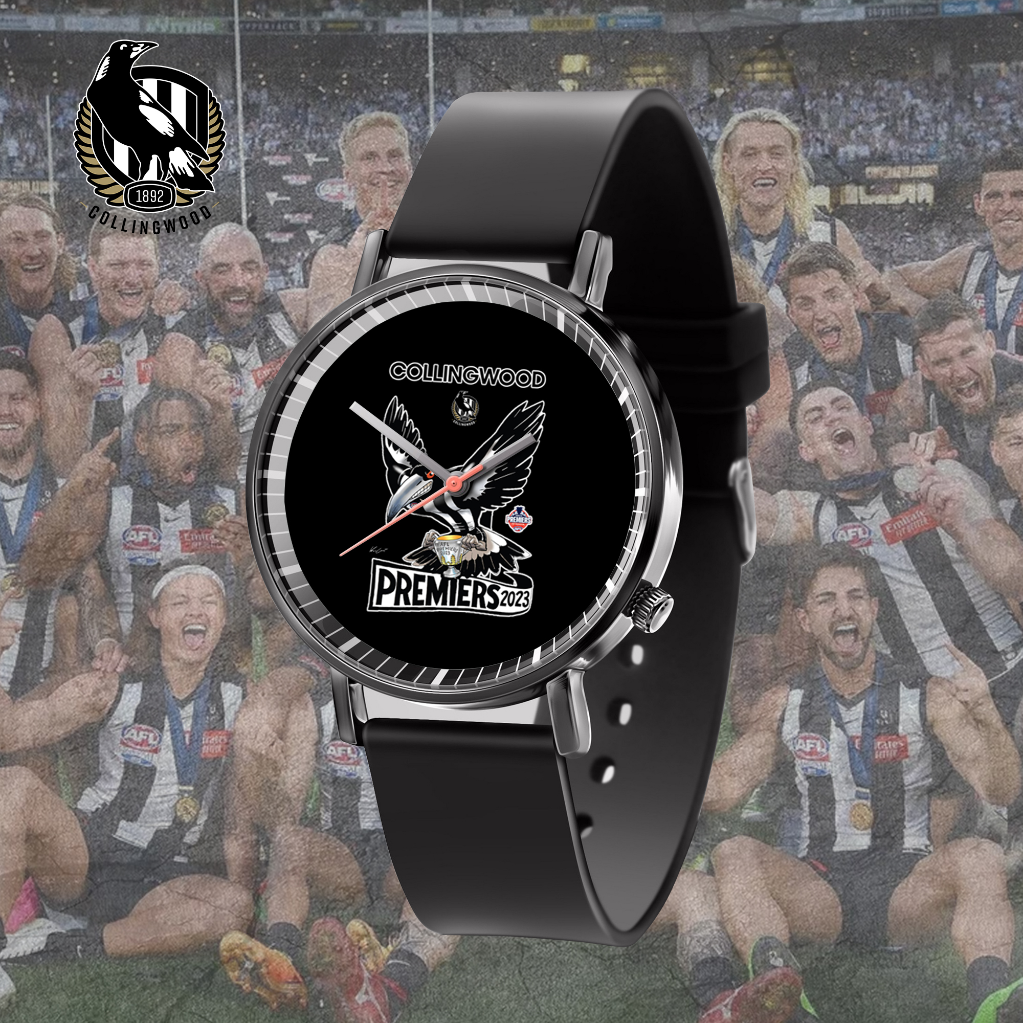 Goalzenith Elvis Presley Music Black Leather Watch Gift For Fan