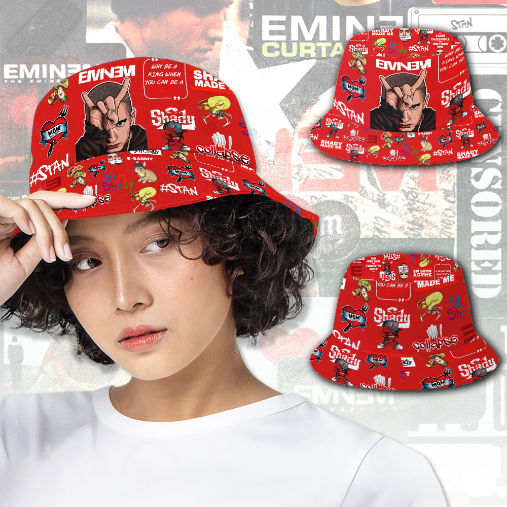 Goalzenith Eminem Music Bucket Hat Gift For Fan