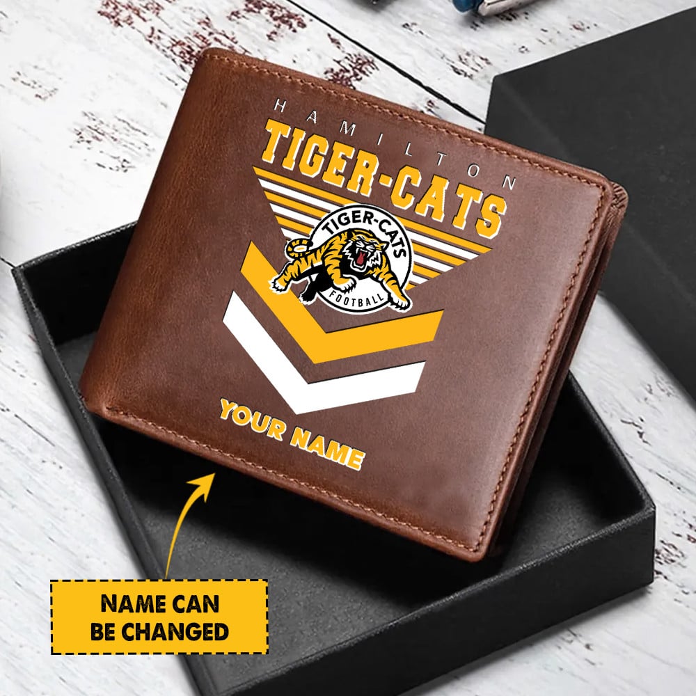 Goalzenith Hamilton Tiger-Cats CFL New Special Folded Wallet Custom Name Gifts For Fan