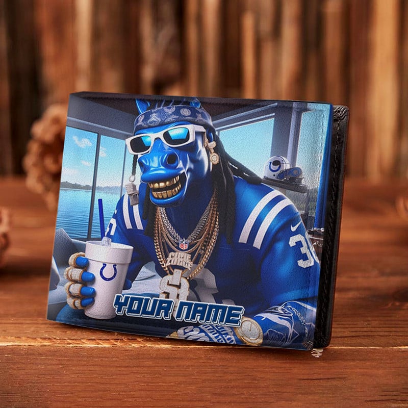 Goalzenith Indianapolis Colts NFL Folded Wallet Perfect Gift For Fan
