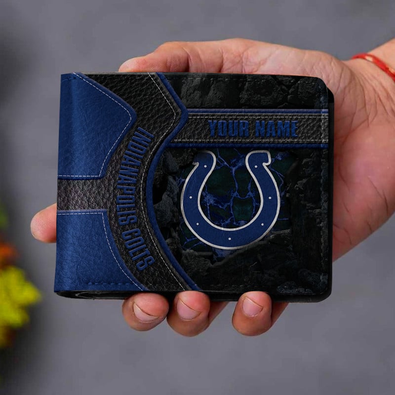 Goalzenith Indianapolis Colts NFL Men Folded Wallet Gift For Fans