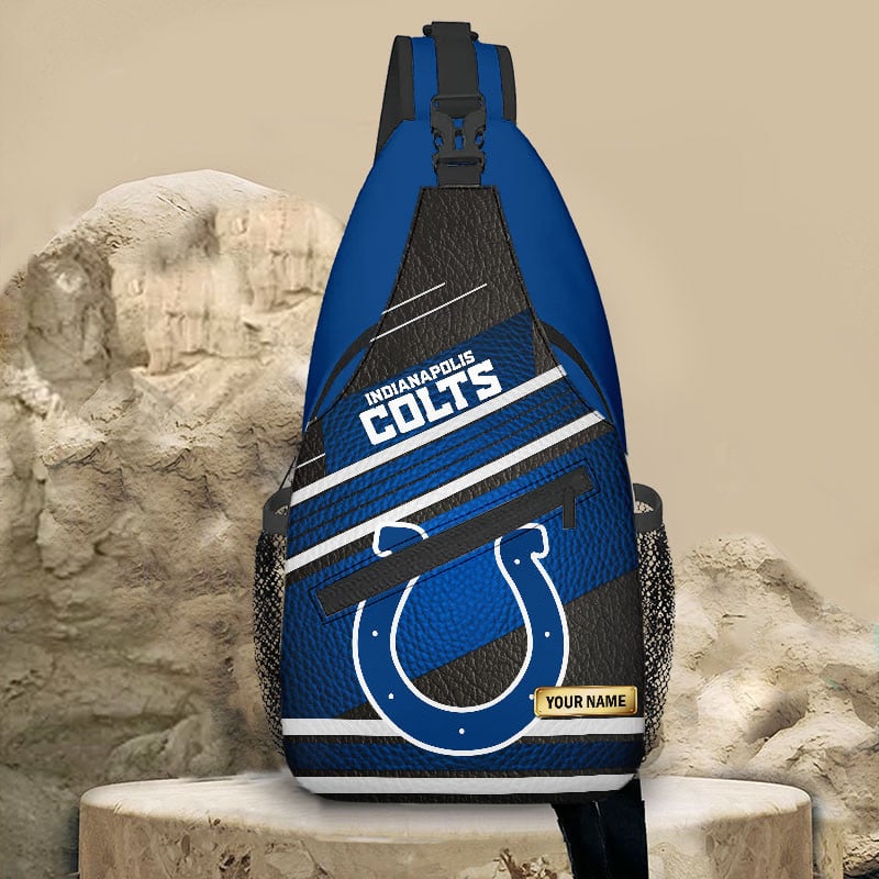 Goalzenith Indianapolis Colts NFL New Style Sling Bag Custom Name Gift For Fan