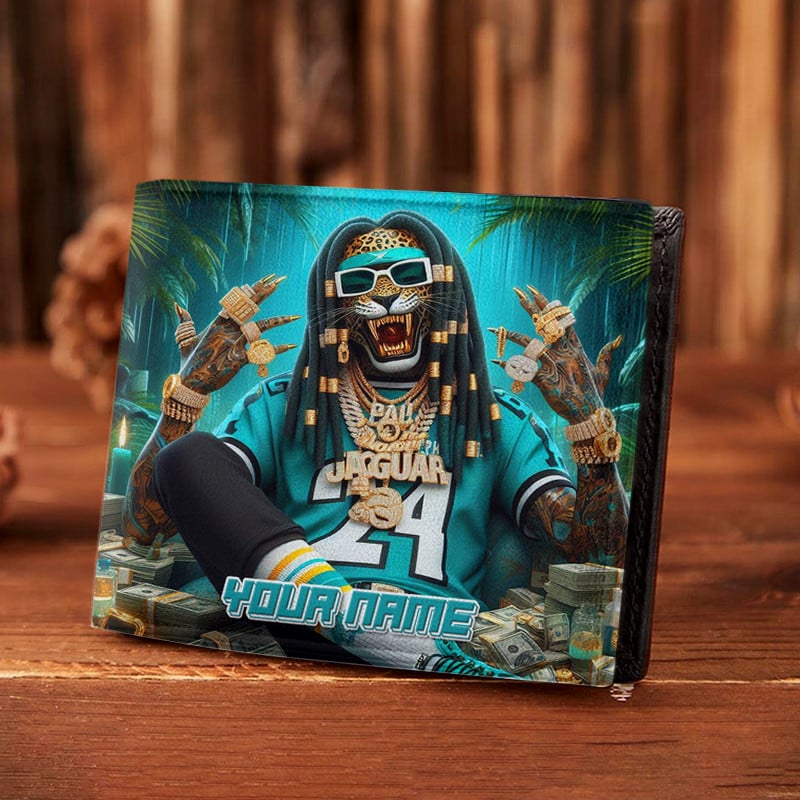 Goalzenith Jacksonville Jaguars NFL Folded Wallet Perfect Gift For Fan