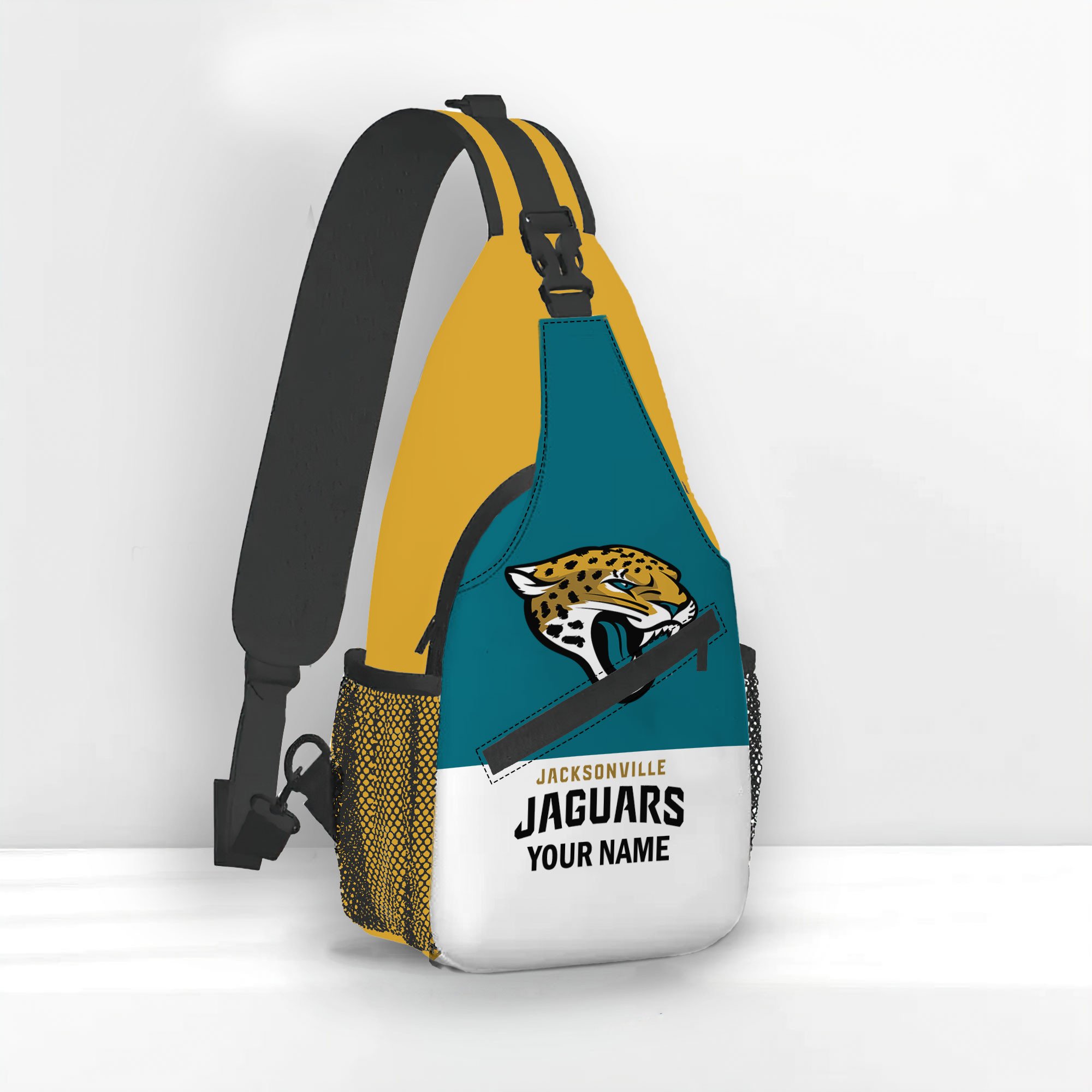 Goalzenith Jacksonville Jaguars NFL Personalized Sling Bag Gift For Fan