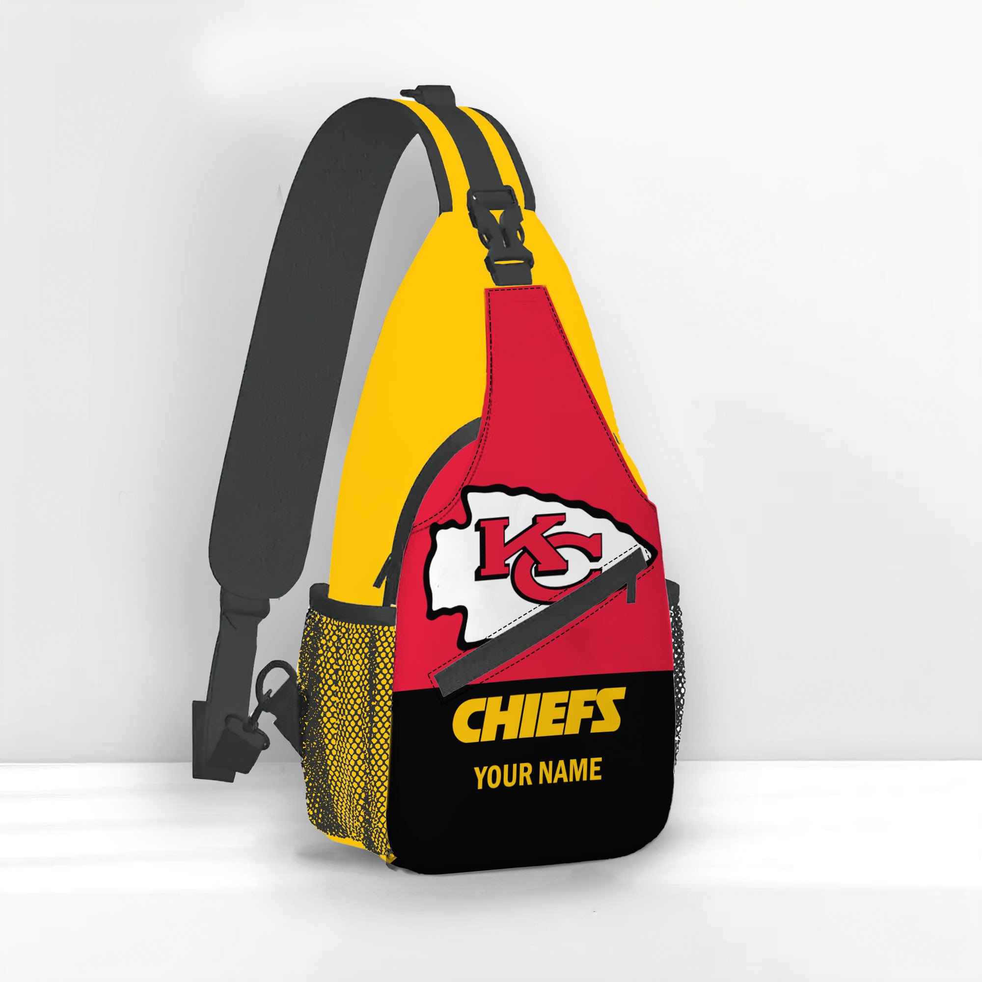 Goalzenith Kansas City Chiefs NFL Personalized Sling Bag Gift For Fan