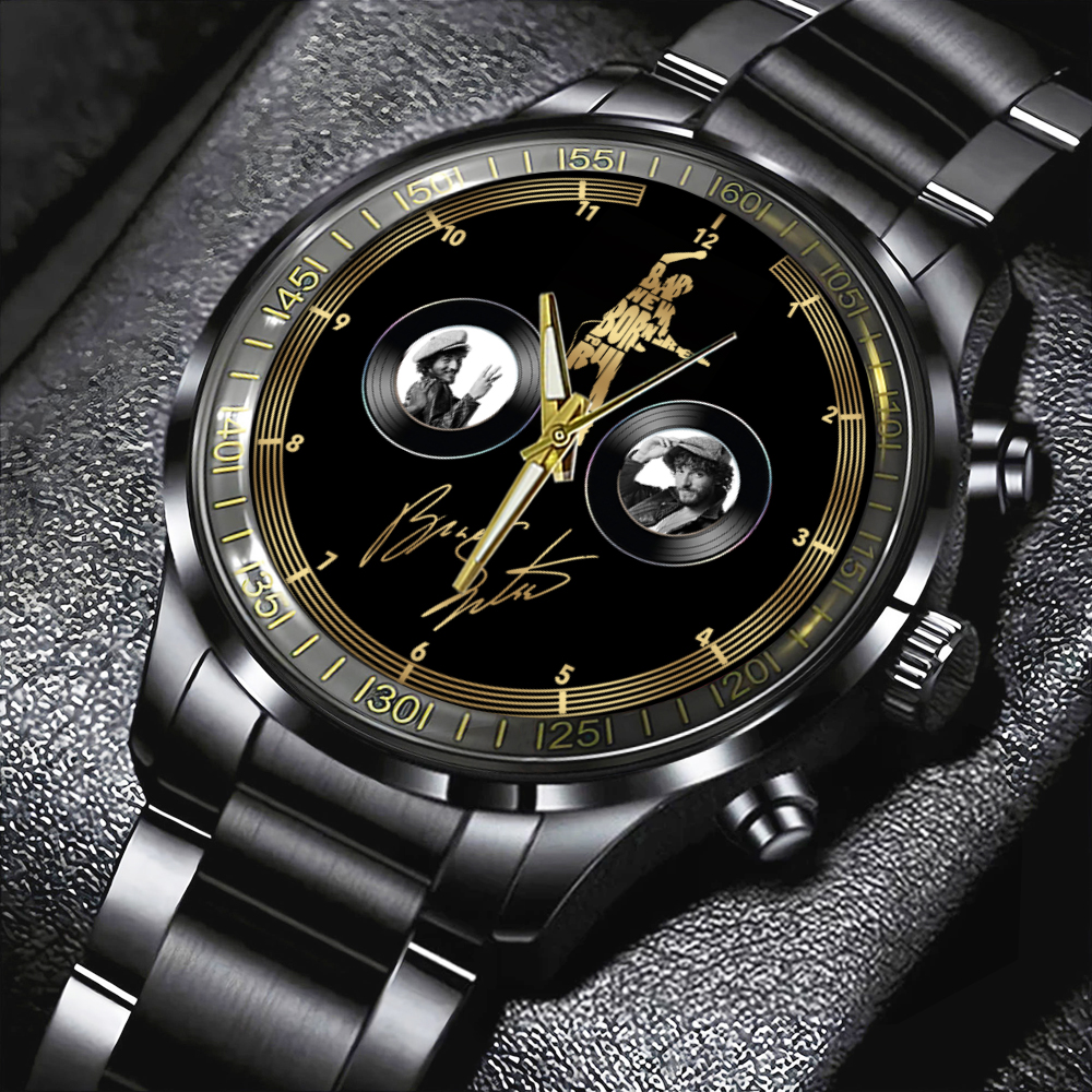 Goalzenith Kiss Band Music Black Stainless Steel Watch Gift For Fan