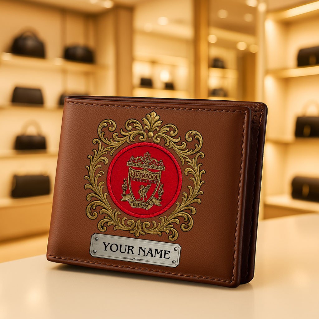 Goalzenith Liverpool EPL Special Man Leather Wallet Perfect Gift For Fan Gift For Fan