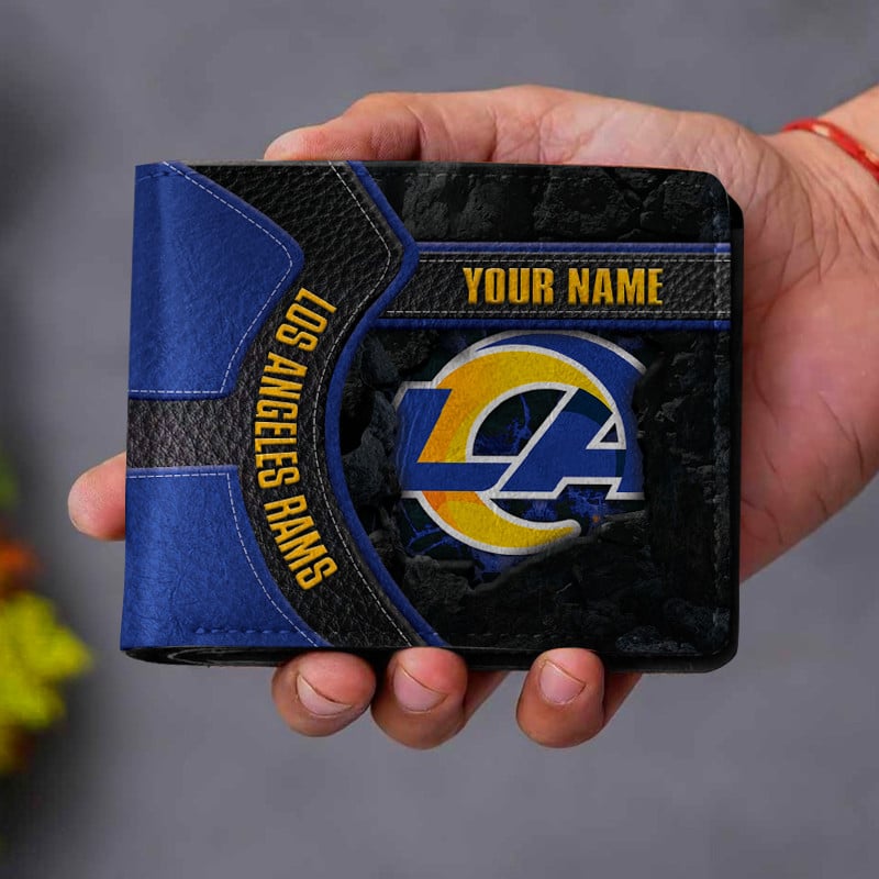 Goalzenith Los Angeles Rams NFL Men Folded Wallet Gift For Fans