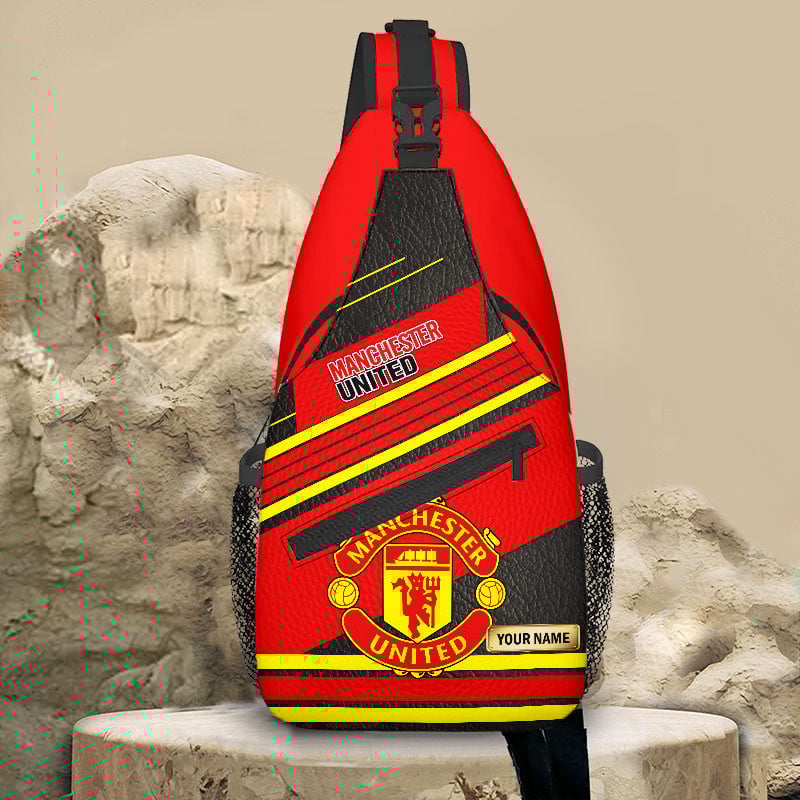 Goalzenith Manchester United EPL Football New Sling Bag Personalized Gift For Fan