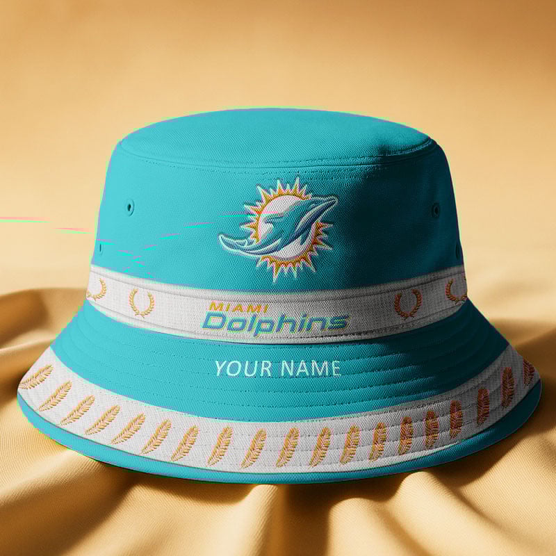 Goalzenith Miami Dolphins NFL New Style Bucket Hat Gift For Fans