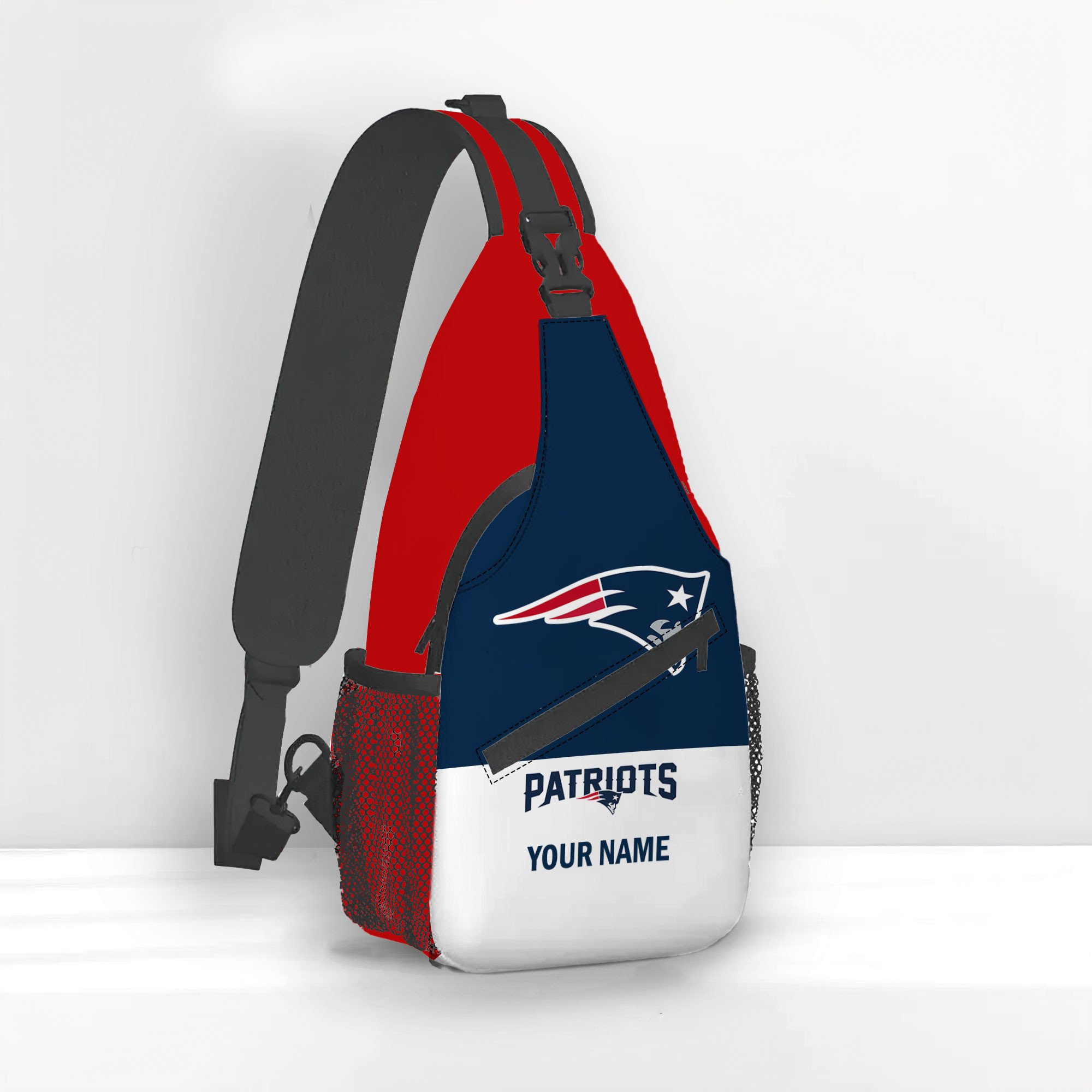 Goalzenith New England Patriots NFL Personalized Sling Bag Gift For Fan