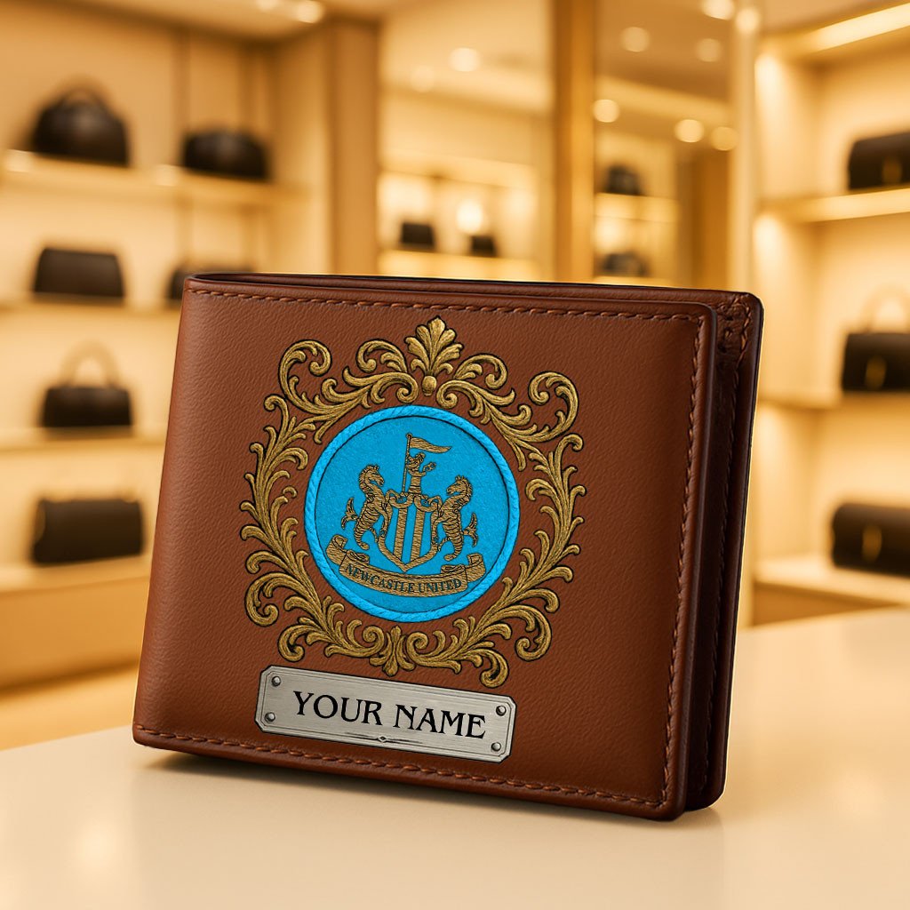 Goalzenith Newcastle United EPL Special Man Leather Wallet Perfect Gift For Fan Gift For Fan