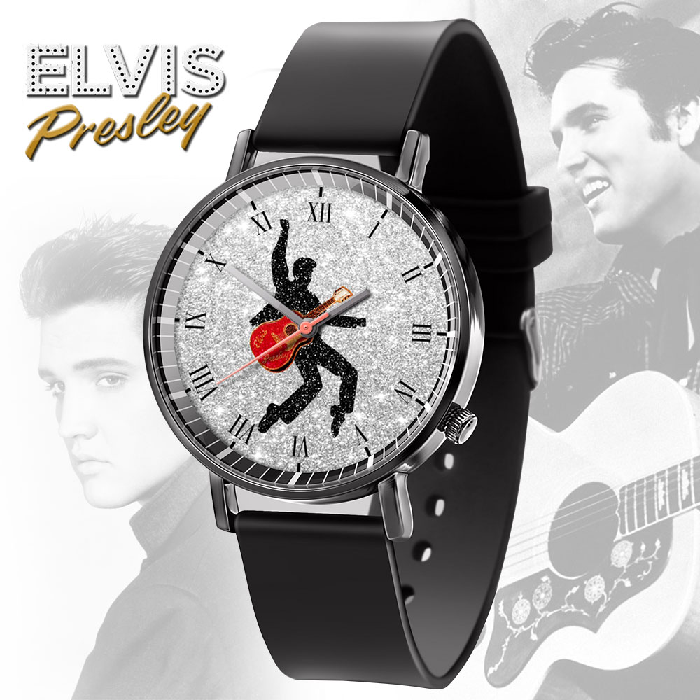 Goalzenith Personalized Boston Bruins NHL Black Leather Watch Gift For Fan