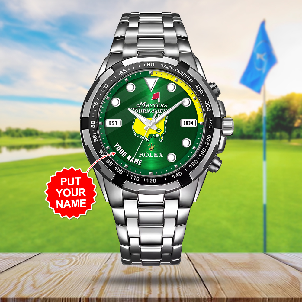 Goalzenith Personalized Golf Masters Tournament Golf x Rolex Alloy Quartz Watch Gift For Fan