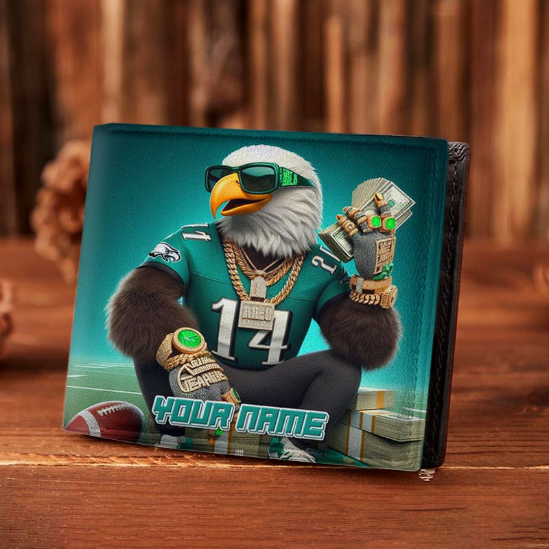 Goalzenith Philadelphia Eagles NFL Folded Wallet Perfect Gift For Fan