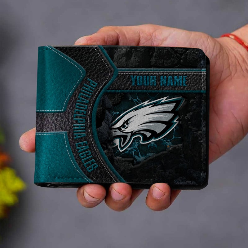 Goalzenith Philadelphia Eagles NFL Men Folded Wallet Gift For Fans
