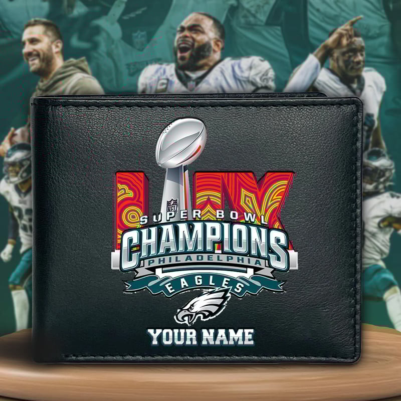 Goalzenith Philadelphia Eagles NFL Men Leather Wallet Gift For Fan