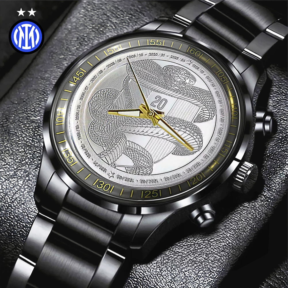 Goalzenith Pink Floyd Music Black Stainless Steel Watch Gift For Fan