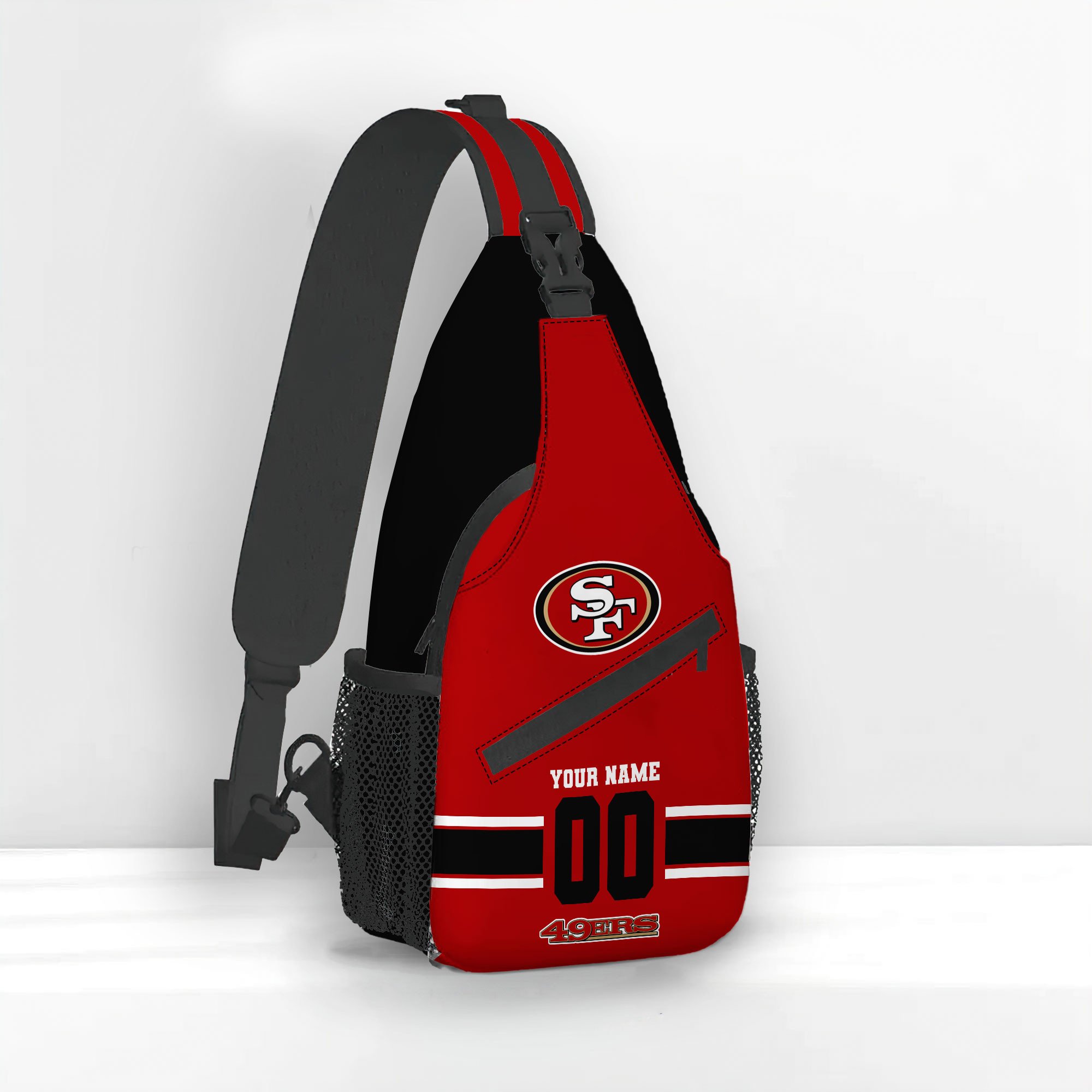 Goalzenith San Francisco 49ers NFL Personalized Sling Bag Gift For Fan