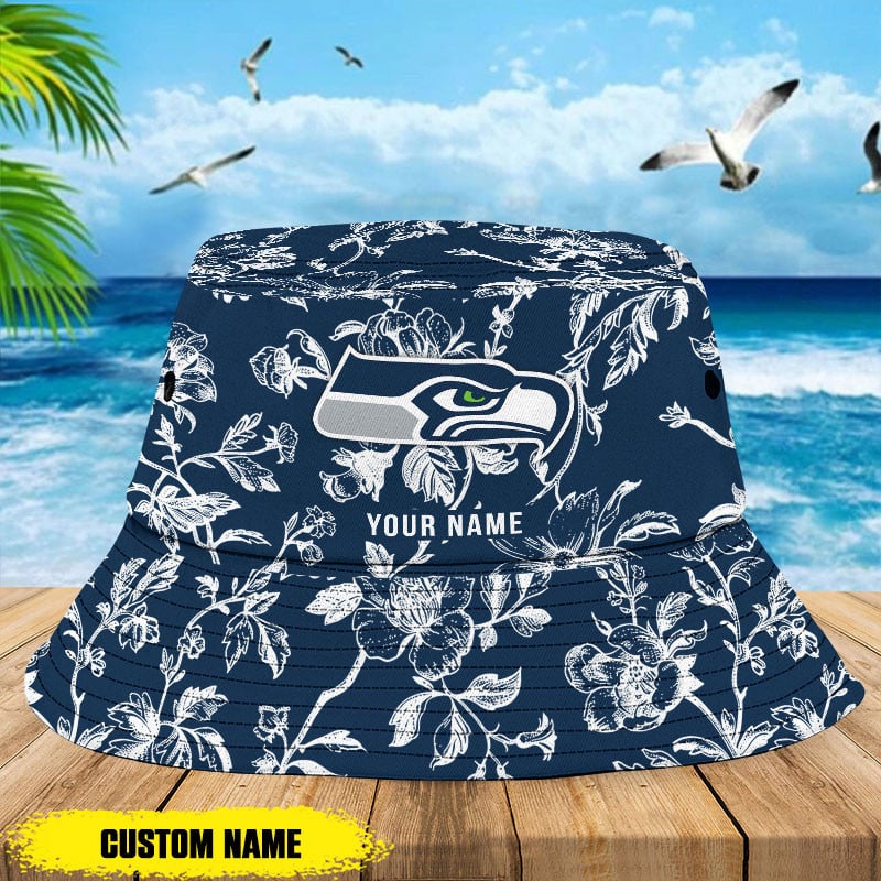 Goalzenith Seattle Seahawks NFL Bucket Hat Gift For Fan