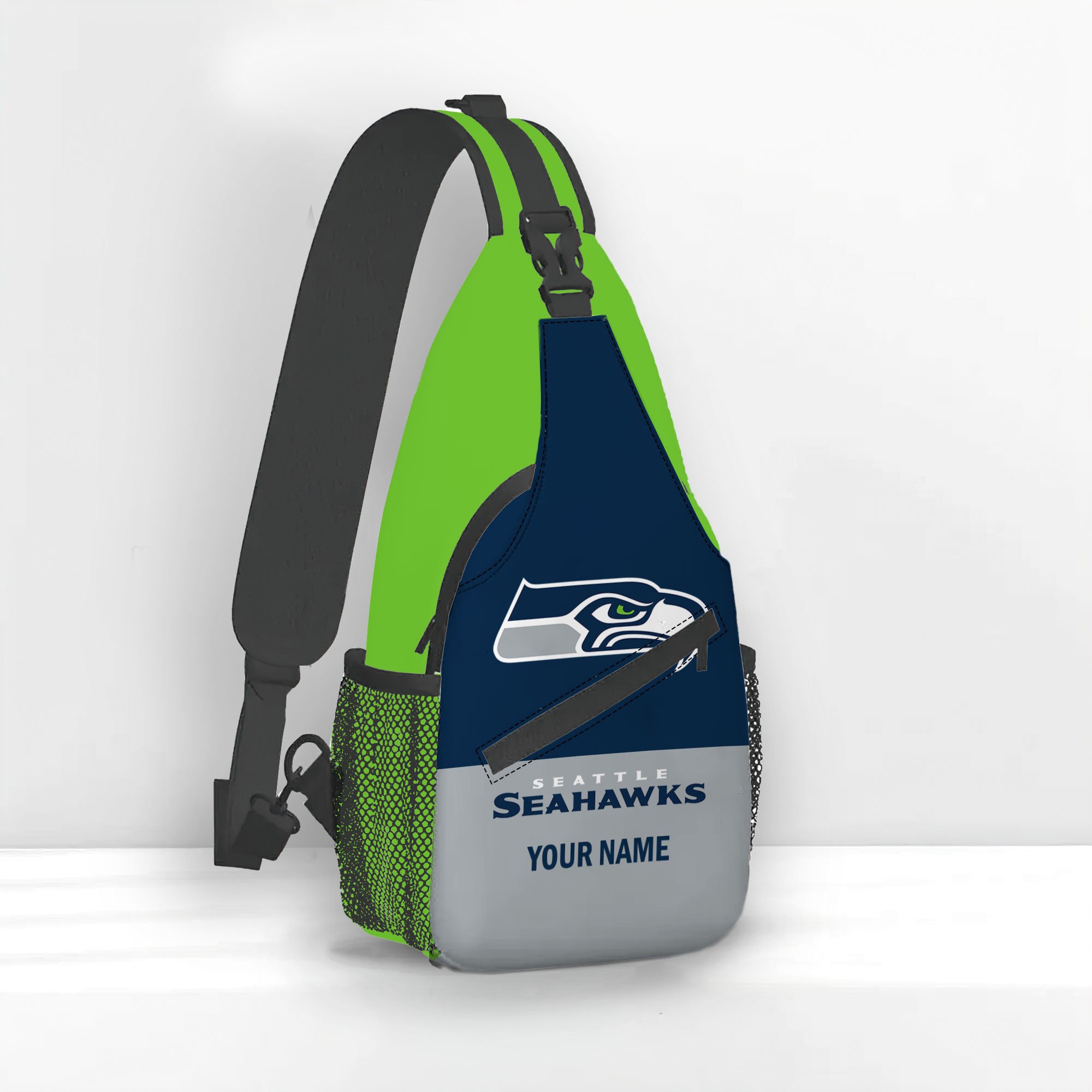 Goalzenith Seattle Seahawks NFL Personalized Sling Bag Gift For Fan