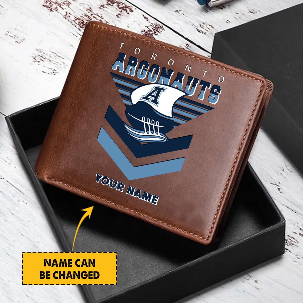 Goalzenith Toronto Argonauts CFL New Special Folded Wallet Custom Name Gifts For Fan