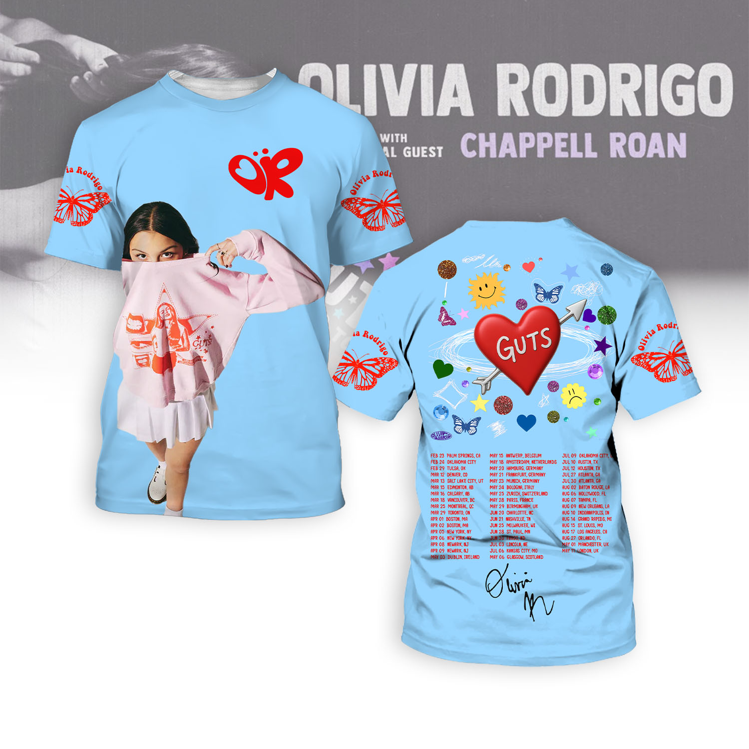 Goalzenith Olivia Rodrigo T-Shirt For Fan