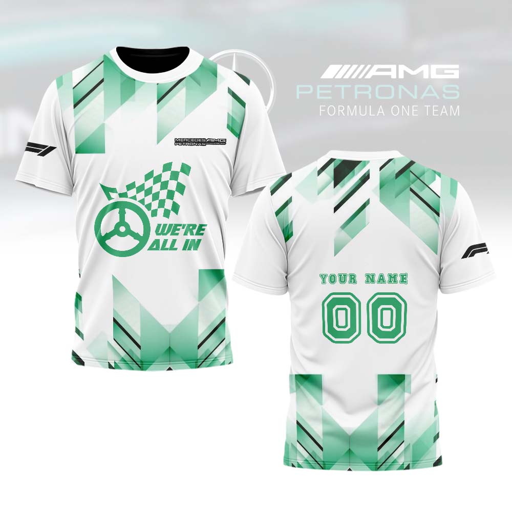 Goalzenith Mercedes AMG Petronas F1 Team T-Shirt For Fans